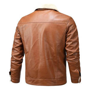 100% Material transpirable y de secado rápido hecho chaquetas de cuero para hombres tamaño adulto logotipo personalizado chaquetas de cuero para hombres - Product Image 2