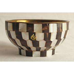 Art créatif Décoration de table moderne Bol de service à chocolat Qualité supérieure Grande taille Métallique Couleur argent Bol japonais - Product Image 4