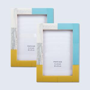 Eco-Friendly Handmade Creative Bone Inlay Bohemian Modern MDF Photo <b>Frame</b> High Quality - Product Image 3