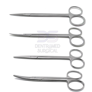 Ensemble de ciseaux chirurgicaux manuels de haute qualité Service de fabrication OEM en acier inoxydable disponible pour les instruments chirurgicaux de base - Product Image 2