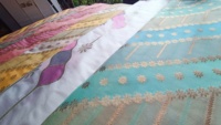 Tissus en polyester tissé sur mesure, imprimés, à grammage moyen, pour vêtements féminins, doublures de rideaux et sacs, destinés aux créateurs de mode