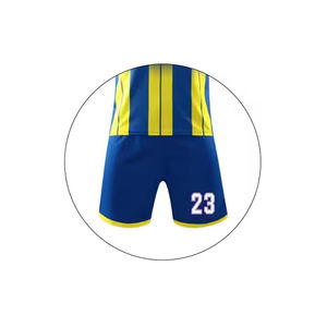 Camiseta de fútbol unisex de dos piezas de alta calidad último diseño único desgaste de fútbol al por mayor 100% poliéster transpirable ligero - Product Image 5