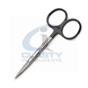 PRECIO BARATO TIJERAS IRIS RECTAS 3,75 "QUIRÚRGICO DENTAL VETERINARIO PRIMEROS AUXILIOS ACERO INOXIDABLE ARISTON PREMIUM INSTRUMENTOS - Product Image 5