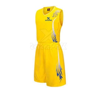 Conjunto de uniforme de baloncesto transpirable con cintura elástica y detalles de costuras reforzadas Uniforme de baloncesto - Product Image 6