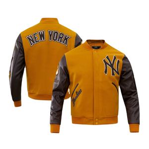 Veste universitaire de baseball à manches en cuir avec broderie en chenille personnalisée de haute qualité Veste d'hiver Me Letterman - Product Image 1