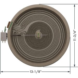 Plaque de cuisson électrique WB30T10155 pour cuisinière domestique, remplace PS8754838 AP5791281 - Product Image 1