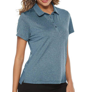 Vente en gros de vêtements de sport décontractés grande taille pour femmes T-shirts en jersey coupe ajustée 100% polyester - Product Image 3