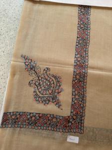 Premium Pashmina Turma <b>Shawl</b> Hand <b>Embroidered</b> Arabic Style Square Headscarf for Men Quality Similar Shahtoosh Traditional <b>Shawls</b> - Product Image 6