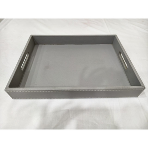 Exclusive Style Handmade Rectangle Shape Aluminum Serving Tray Fruit Display Tabletop Tray <b>Restaurant</b> <b>Hotel</b> Ware <b>Supplies</b> - Product Image 3