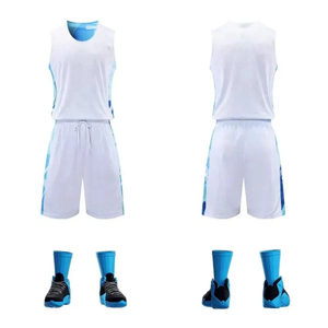 Precio de fábrica Reversible Baloncesto Equipo personalizado Transpirable Hombres Malla Conjunto de uniforme de entrenamiento Alta calidad Antibacteriano - Product Image 6