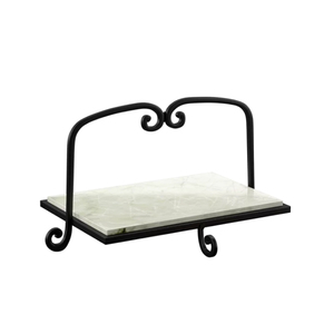 Nueva Bandeja de Servir de Mármol Estilo Colgante con Asa de Metal, Hecha a Mano, Estilo Americano, Ecológica, para Bodas - Marca TQC - Product Image 1