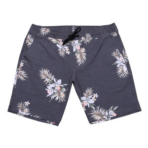 Pantalones cortos de playa elásticos informales de cintura baja a la moda para hombre, pantalones cortos deportivos de poliéster con patrón sólido y logotipo personalizado, transpirables, de secado rápido - Product Image 6