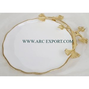 Bol de cuisine à soupe rond en perles d'or Plateau de table moderne en métal plaqué or Décoration de maison et de cuisine Bol de service à des prix abordables - Product Image 4