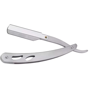 ANAAIF Professional German Stainless Steel Straight Edge Razor <b>Mirror</b> Finish Beauty Salon Shaving Body Hair Removal <b>Powder</b> Form - Product Image 6