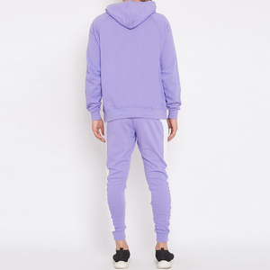Custom 2024 Men's Fleece Tracksuit with Cotton Hood Winter <b>Jogging</b> Wear Two-Piece Set with OEM Servicing <b>Maternity</b> Breathable - Product Image 3