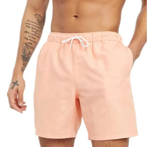 Pantalones cortos de malla atléticos personalizados para ropa deportiva Pantalones cortos de malla de entrenamiento Pantalones cortos de malla de tendencia superior con impresión de logotipo sólido informal - Product Image 5