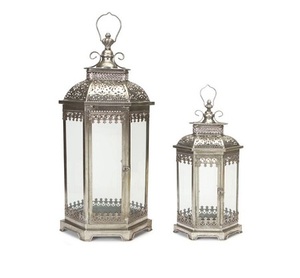 Juego de 2 faroles de Ramadán islámicos de latón para decoración de hoteles y restaurantes, farol colgante para proveedor mayorista - Product Image 4