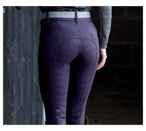 Pantalones de montar a caballo personalizados, mallas de moda con bolsillo y cremallera, pantalones de asiento completo de silicona, ropa Ecuestre para mujer - Product Image 2