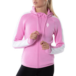 Venta al por mayor de calidad superior de alta exigencia chándales para las mujeres de talla grande casual de algodón liso pulóver con capucha y Jogger chándal conjunto - Product Image 6