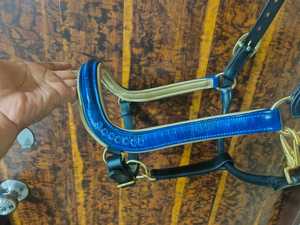 Halter en cuir souple de haute qualité en couleur avec produit de haute qualité pour les propriétaires de chevaux - Product Image 2