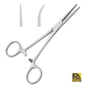 Coller คีมห้ามเลือดแบบแมนนวลเครื่องมือผ่าตัดทำจากสเตนเลสหยักตรง - Product Image 2