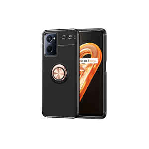 Funda de Silicona de Lujo OYO Ravel para Oppo A17 A58 A34 A24 A55 y A14 - Negra y Oro Rosa, Carcasa Trasera Premium con Logotipo Personalizado - Product Image 1