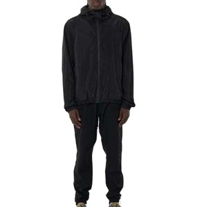 Ventes en gros 2024 Vestes coupe-vent vierges personnalisées bon marché à col montant à capuche vintage unies pour hommes - Product Image 2