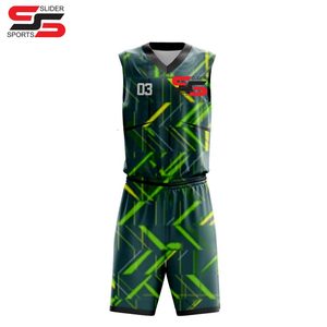 Conjunto de uniforme de baloncesto de malla personalizado al por mayor ropa deportiva de camiseta de baloncesto bordada - Product Image 6