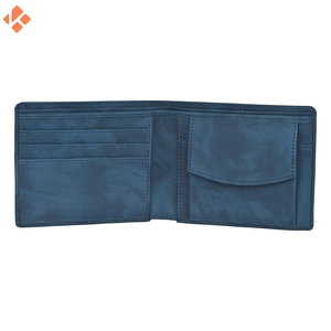 2024 Portefeuille en cuir court pour hommes Design personnalisé avec fermeture ouverte Doublure en polyester de haute qualité Fabriqué au Pakistan Prix de gros - Product Image 4