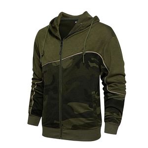 Survêtement pour homme de qualité supérieure, fermeture éclair, 100% coton, col à capuche, uni, vêtements d'hiver, grande taille, confortable, respirant, pour la salle de sport et l'extérieur - Product Image 3