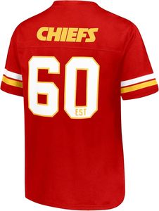 Camiseta Deportiva Duradera de Poliéster de Secado Rápido con Bordado a Máquina Personalizado de los Kansas City Chiefs en Rojo - Product Image 3