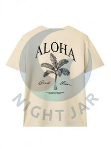 Venta directa de fábrica Camiseta 100% de algodón para hombre Logotipo impreso personalizado Camiseta suelta de cuello corto de gran tamaño Memorial - Product Image 6