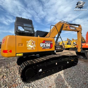 Excavatrice Sany215 d'occasion, 21,5 tonnes, godet de 0,93 m³, marque chinoise d'origine, grande excavatrice sur chenilles pour travaux de construction, faible nombre d'heures, certifiée CE - Product Image 5