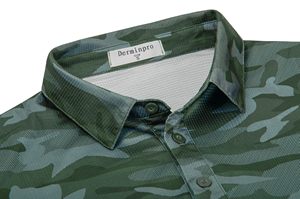 Custom Slim Fit Athletic Sport para Polo Camiseta de alta calidad de algodón de poliéster ODM Suministro de manga corta Polos de los hombres - Product Image 4