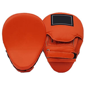 Highland Premium Quality Orange Leather Boxing <b>Mitts</b> Comfortable and Good Selling Sets Newest Style - Product Image 1