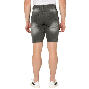 Shorts de Mezclilla Cortos para Hombre con Corte Moderno, Shorts de Mezclilla con Borde Deshilachado y Estilo Desgastado 2026 - Product Image 6