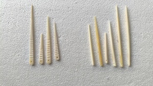 Agujas de tejer de hueso natural portátiles hechas a medida para reventa de manualidades de mechones y ganchillo para proyectos de arte y artesanía - Product Image 2
