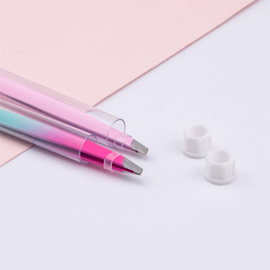 Pince à cils durable en acier inoxydable Pointe pointue 10mm Longueur Pince multifonction Épilation du visage Outil de maquillage - Product Image 4