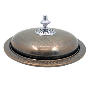 Décoration de noël en métal rond votif placage à l'or conception de luxe pot de bougie votive pour la décoration intérieure personnalisée - Product Image 2