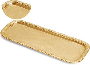 Decorative <b>Gold</b> Aluminium Metal <b>Serving</b> <b>Tray</b> For Restaurant Hotels Tableware Use in Affordable Price - Product Image 3