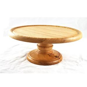 Venta completa Soportes de pastel de madera hechos a mano Soporte de pastel redondo de madera natural Soporte de pastel redondo elegante y elegante Herramientas - Product Image 1