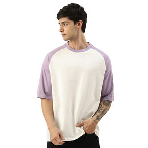 เสื้อยืดคุณภาพสูงสำหรับผู้ชาย ผ้าฝ้าย 100% ทรงโอเวอร์ไซส์ ไหล่ตก แขนสั้น เสื้อยืดสตรีทแวร์และเสื้อยืดออกกำลังกายสำหรับผู้ชาย - Product Image 1