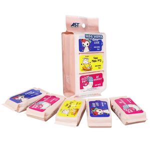 Production OEM, lot de 6 lingettes nettoyantes spéciales 14x15cm, lingettes en tissu non tissé à l'eau pure pour enfants et adultes - Product Image 1