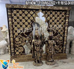 Décoration de scène de mariage traditionnelle avec cadres en forme d'éléphant pour salles de mariage d'Inde du Sud, décoration de scène d'éléphant pour mariage, aménagement de scène de mariage sri-lankais, États-Unis - Product Image 3