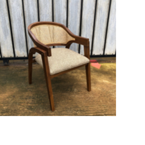 Venta al por mayor de calidad duradera al aire libre interior de madera de teca Silla de caña de ratán para comedor sala de estar - Product Image 4