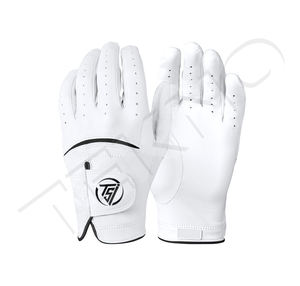 Fabricant tout temps Emballage de couleur pour hommes Gants de golf en cuir Cabretta personnalisés en gros - Product Image 1