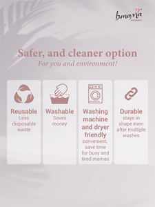 Top vente coussinets d'allaitement réutilisables profilés en bambou bio coussinets d'allaitement en coton Super absorbant étanche lavable jetable - Product Image 4