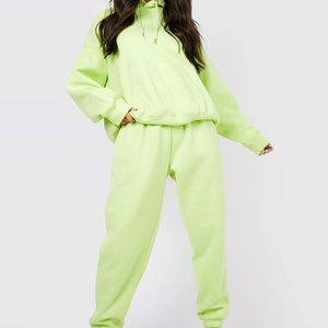 Chándal de Invierno Personalizado para Mujer, Talla Grande, con Capucha, Estilo Urbano, Informal, para Exteriores, 100% Algodón Ecológico - Product Image 5