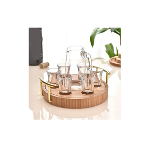 Bebida de vidrio de madera Top trending Estantes de almacenamiento y unidades de estantería Almacenamiento y organización Tamaño personalizado al costo más bajo - Product Image 4