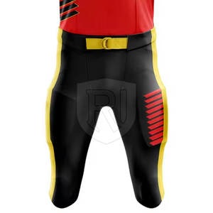 Uniforme de fútbol americano transpirable superventas, conjuntos personalizados de alta calidad con mangas cortas - Product Image 5